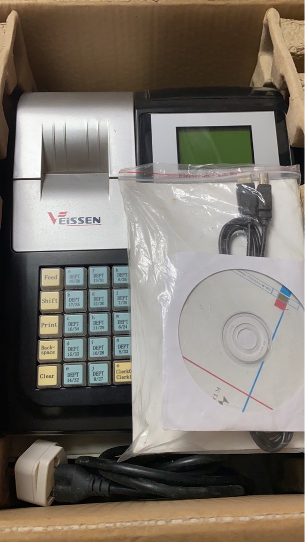 Veissen Cash Register with drawer on Carousell