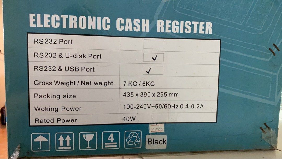 Veissen Cash Register with drawer on Carousell