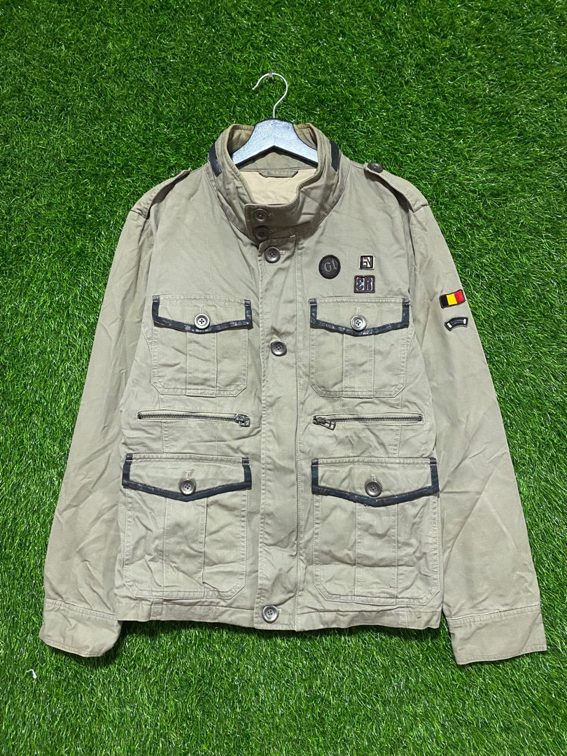Vintage Army Jacket, Men's Fashion, Coats, Jackets and Outerwear on