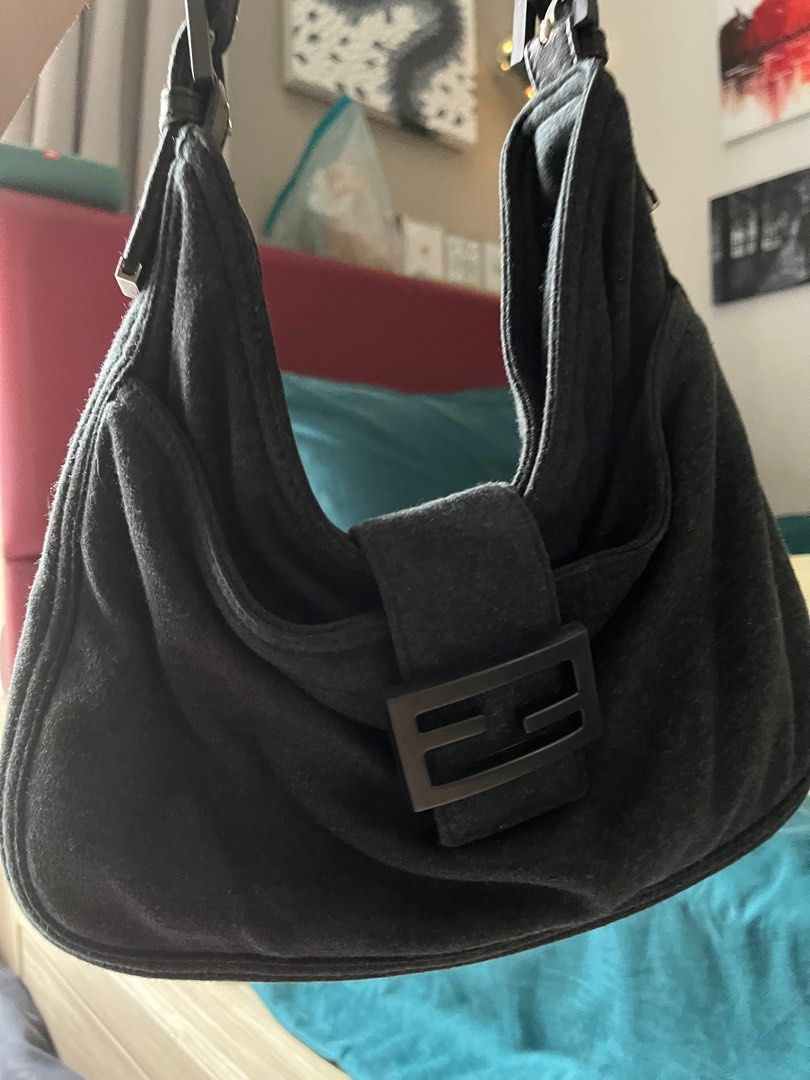 gray fendi bag