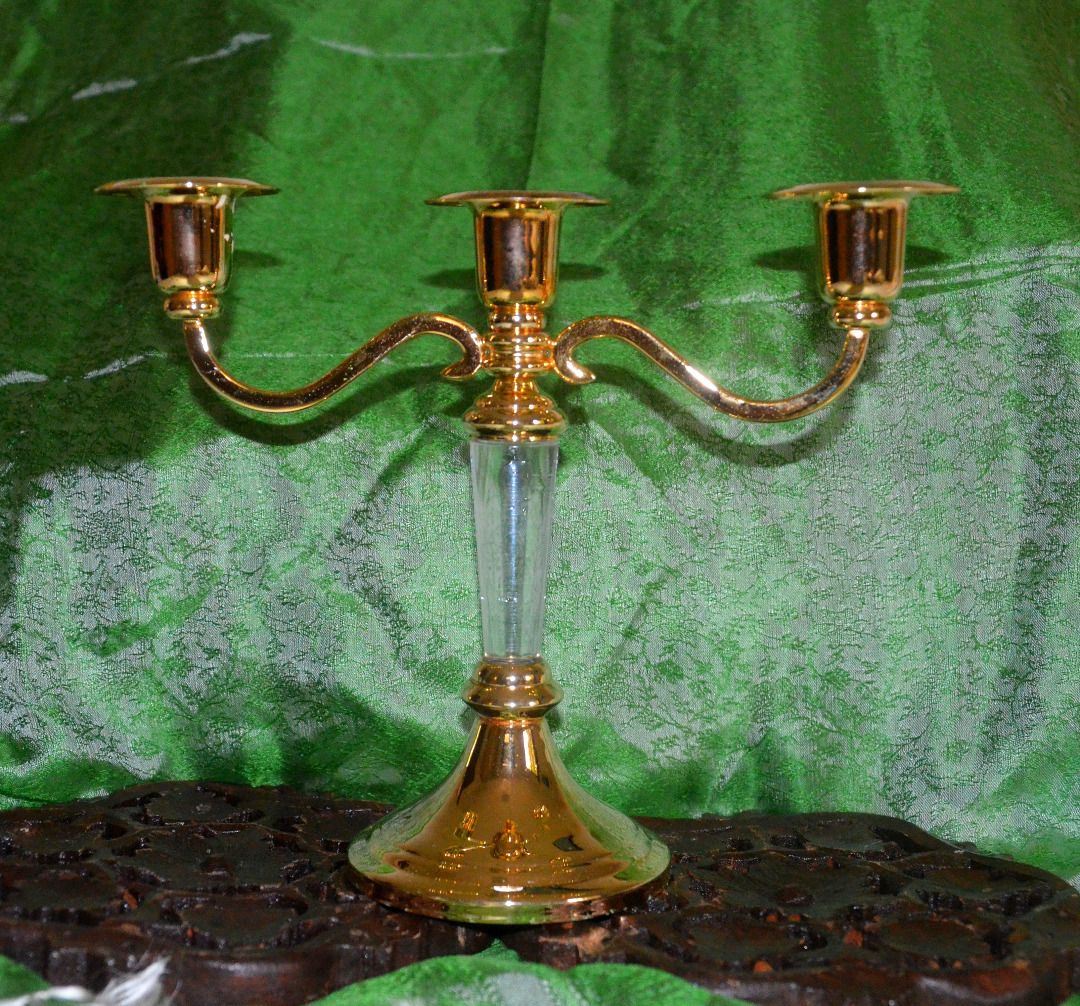 vintage gold plated candle holder (Category: Vintage Collectibles) located in Bacolod City. Submitted by schatzi322 (Listing ID 1229923150, Image 2). Description: vintage candle holder from Europe .
