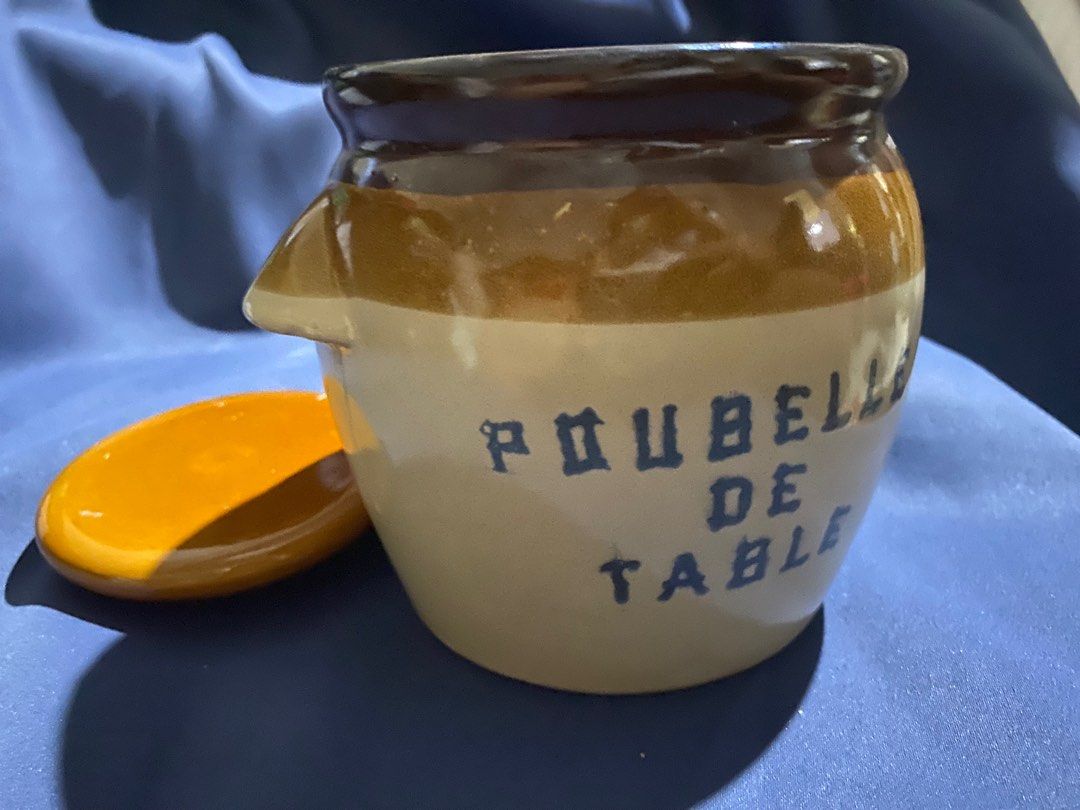 Vintage Tea Bags Pot, Furniture & Home Living, Kitchenware & Tableware