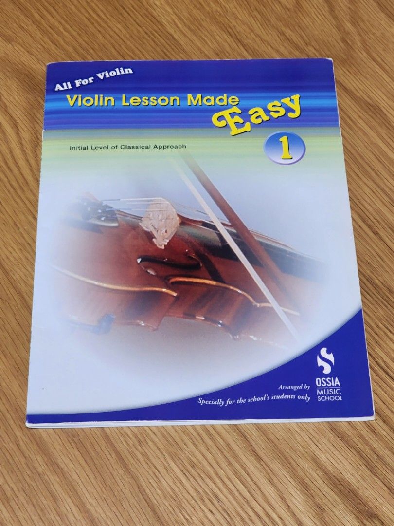 Violin Lesson Made Easy 1, Hobbies & Toys, Music & Media, Music Scores