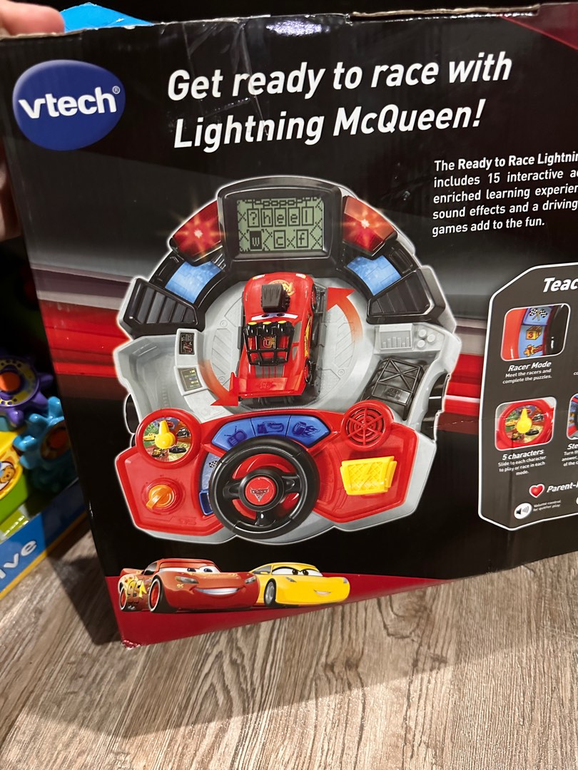 Vtech ready to race lightning mcqueen on sale