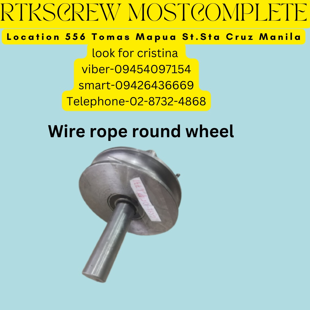 Wire rope round wheel, Commercial & Industrial, Construction Tools ...