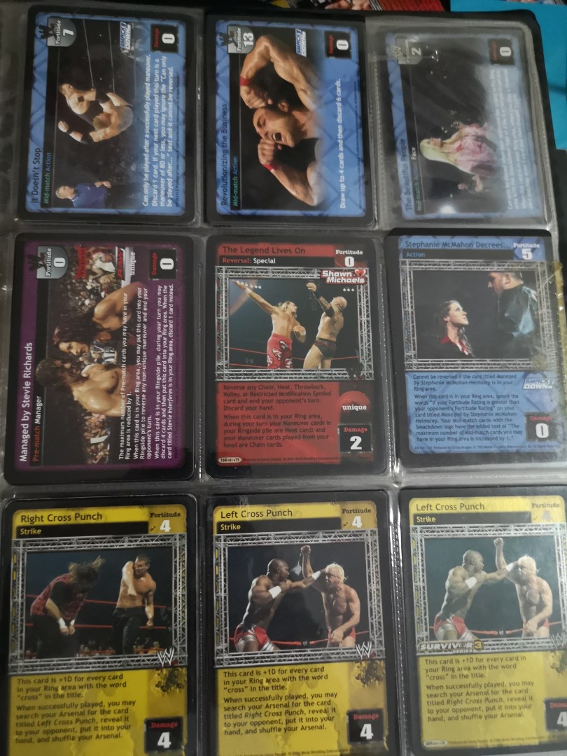 WWE Cards, Hobbies & Toys, Toys & Games on Carousell