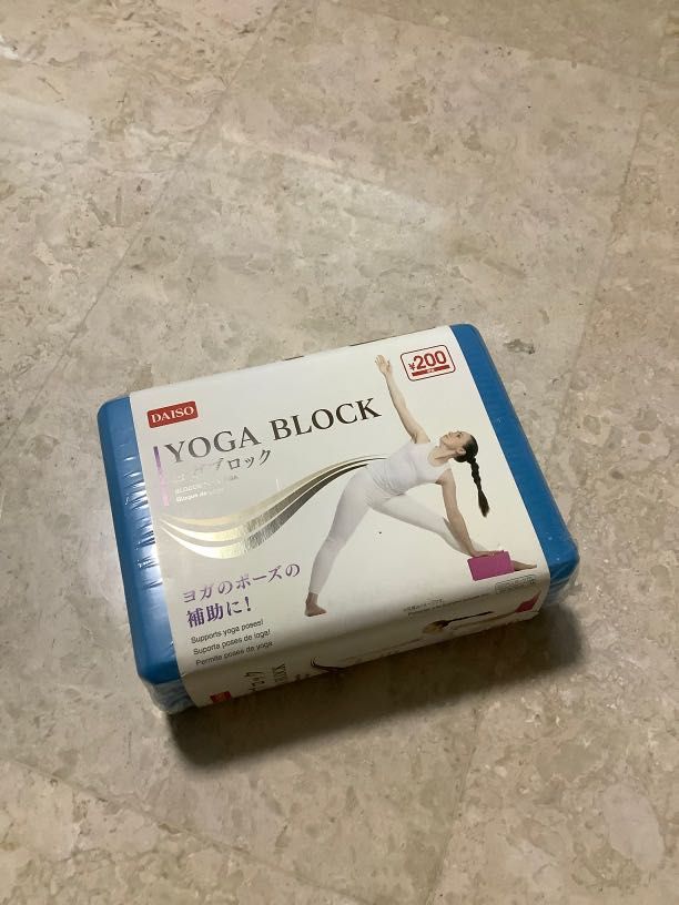 Daiso yoga on sale block