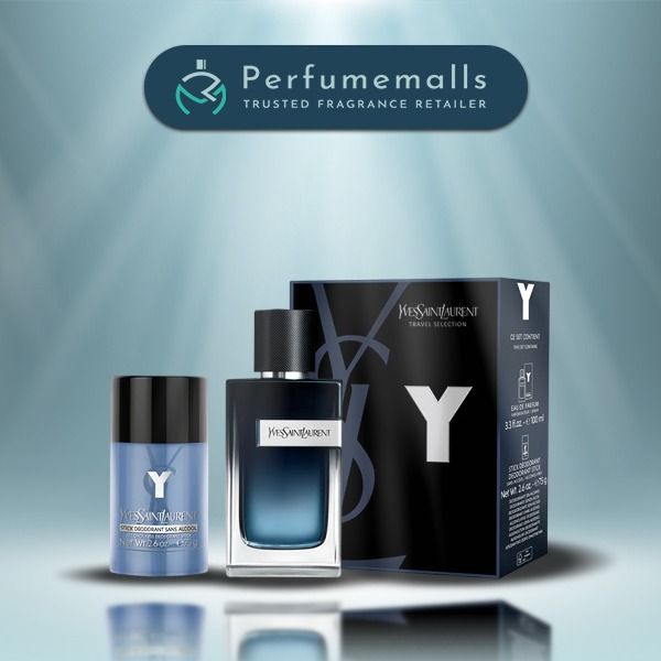 YSL Y EDP 100ml + Stick Deodorant Sans Deodorant Stick 75G (100% Original &  Authentic Official YSL Perfume)