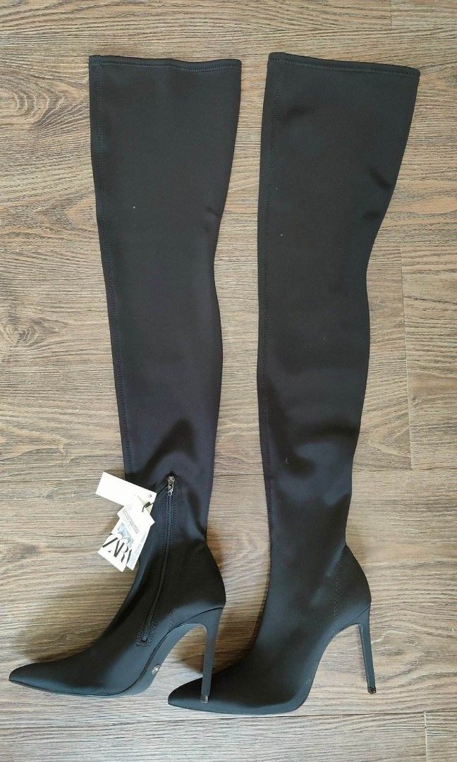 Neoprene thigh high boots 2025