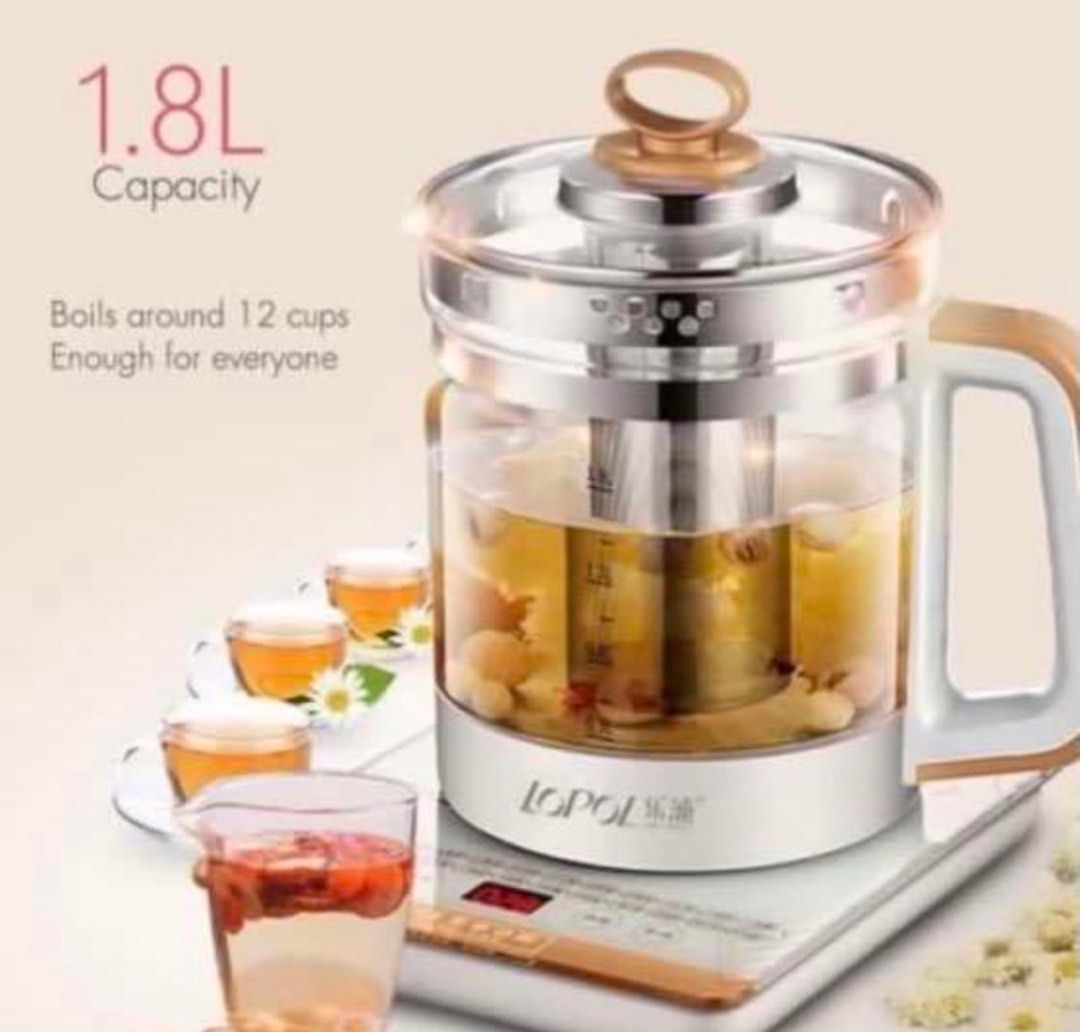 Electric kettle with infuser online