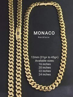 18k MONACO GOLD NECKLACE