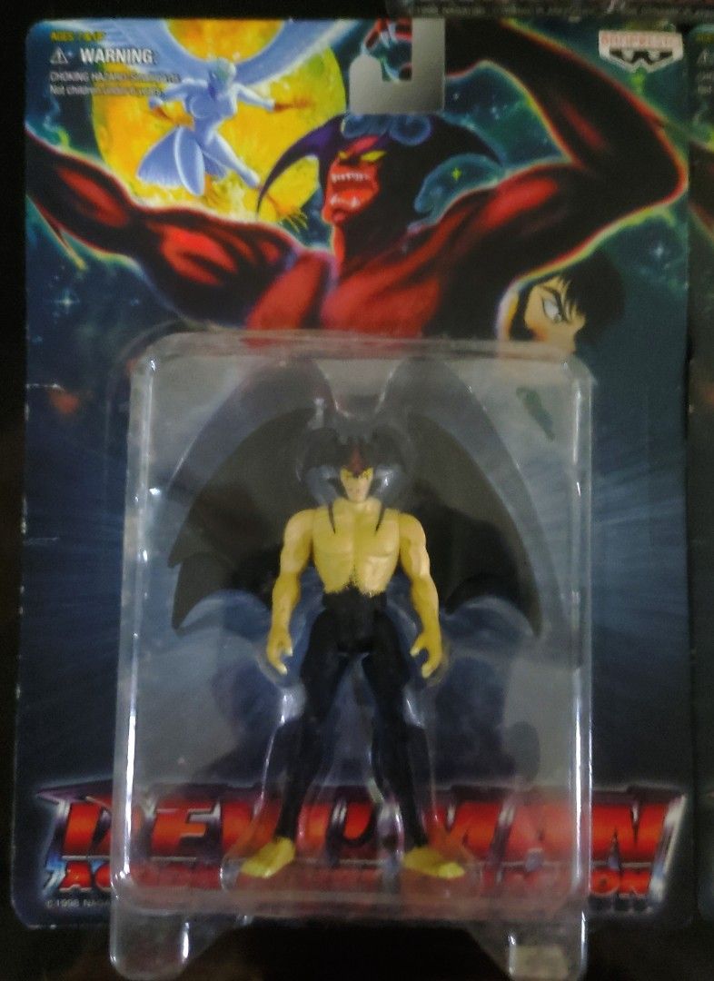 1998 Devilman Action Figure Collection set of 3 (Category: Figurines & Statues) located in Paranaque City. Submitted by Turtle0023 (Listing ID 1234692348, Image 3). Description: set of 3 brand new carded.