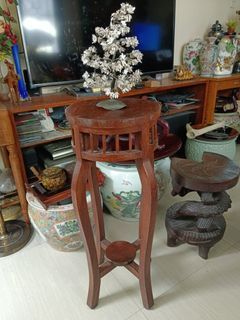 1 pc Acacia Pedestal Planter