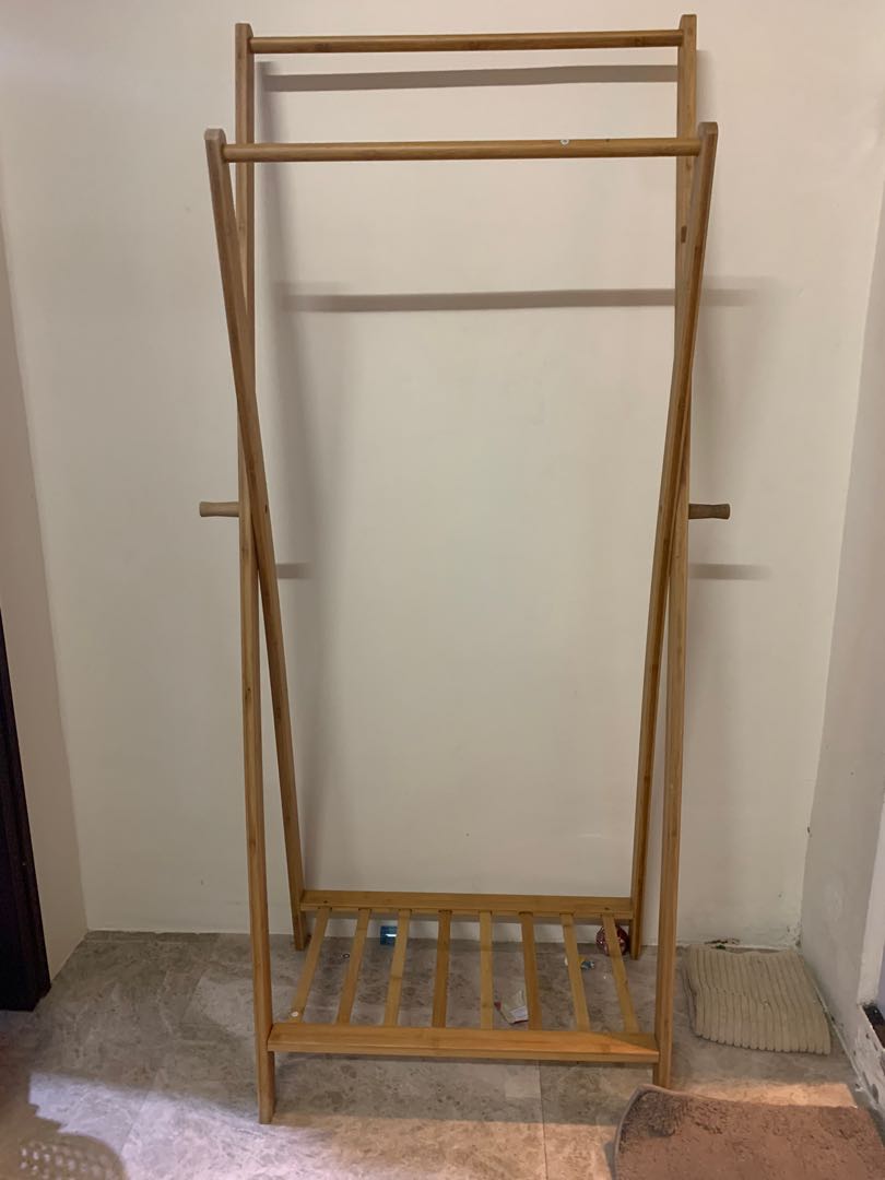 $20 Cloth Rack with boxes at the bottom, Furniture & Home Living ...