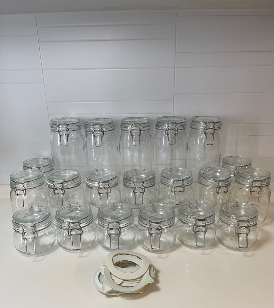 20 x IKEA jars, Furniture & Home Living, Kitchenware & Tableware, Food
