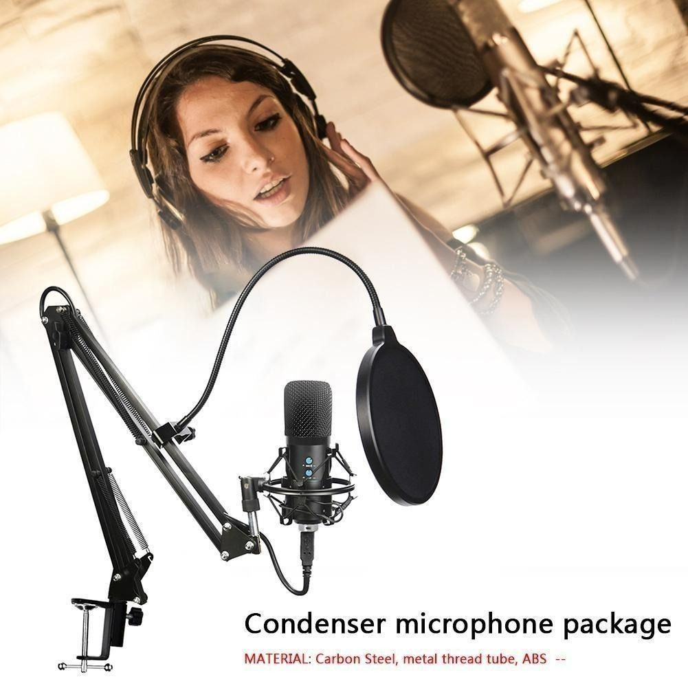 3304) BM858 CONDENSER SUSPENSION MICROPHONE KIT FOR LIVE STREAM SOUND