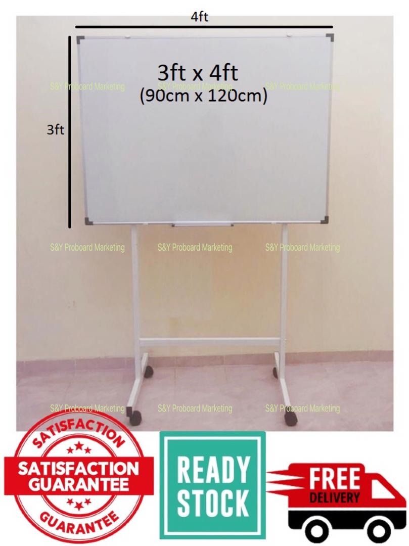 Whiteboard price 3x4 with stand online