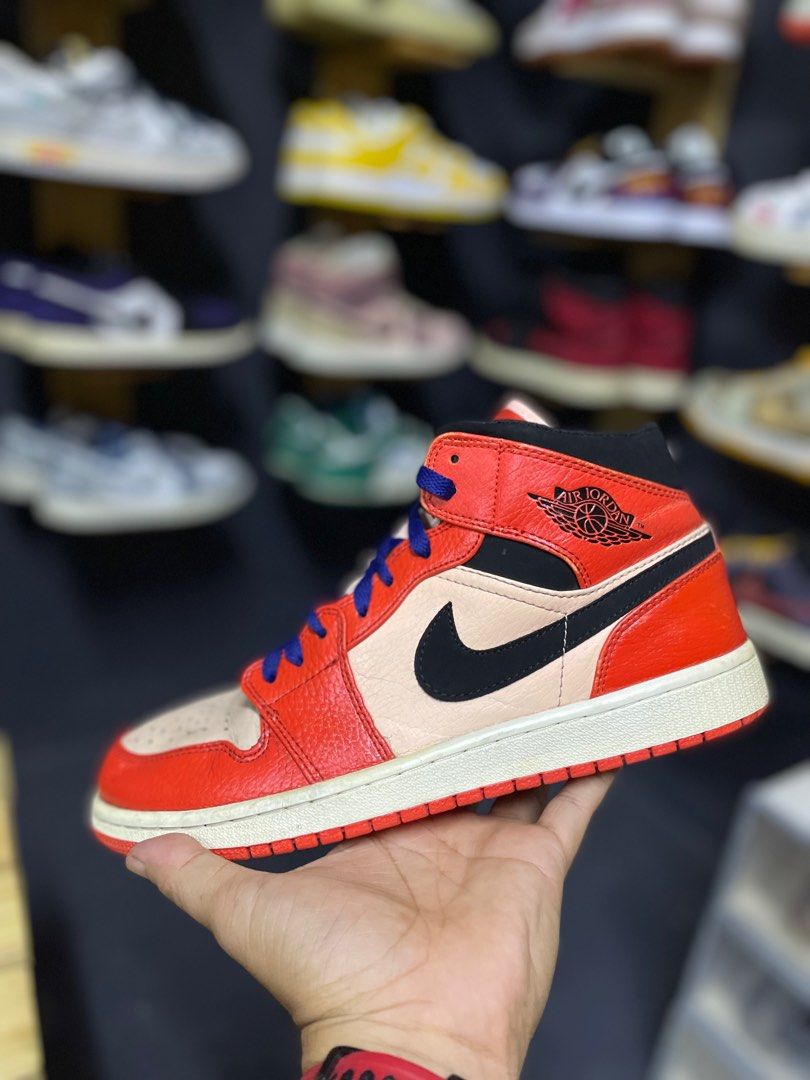 Air jordan 1 mid se team orange top