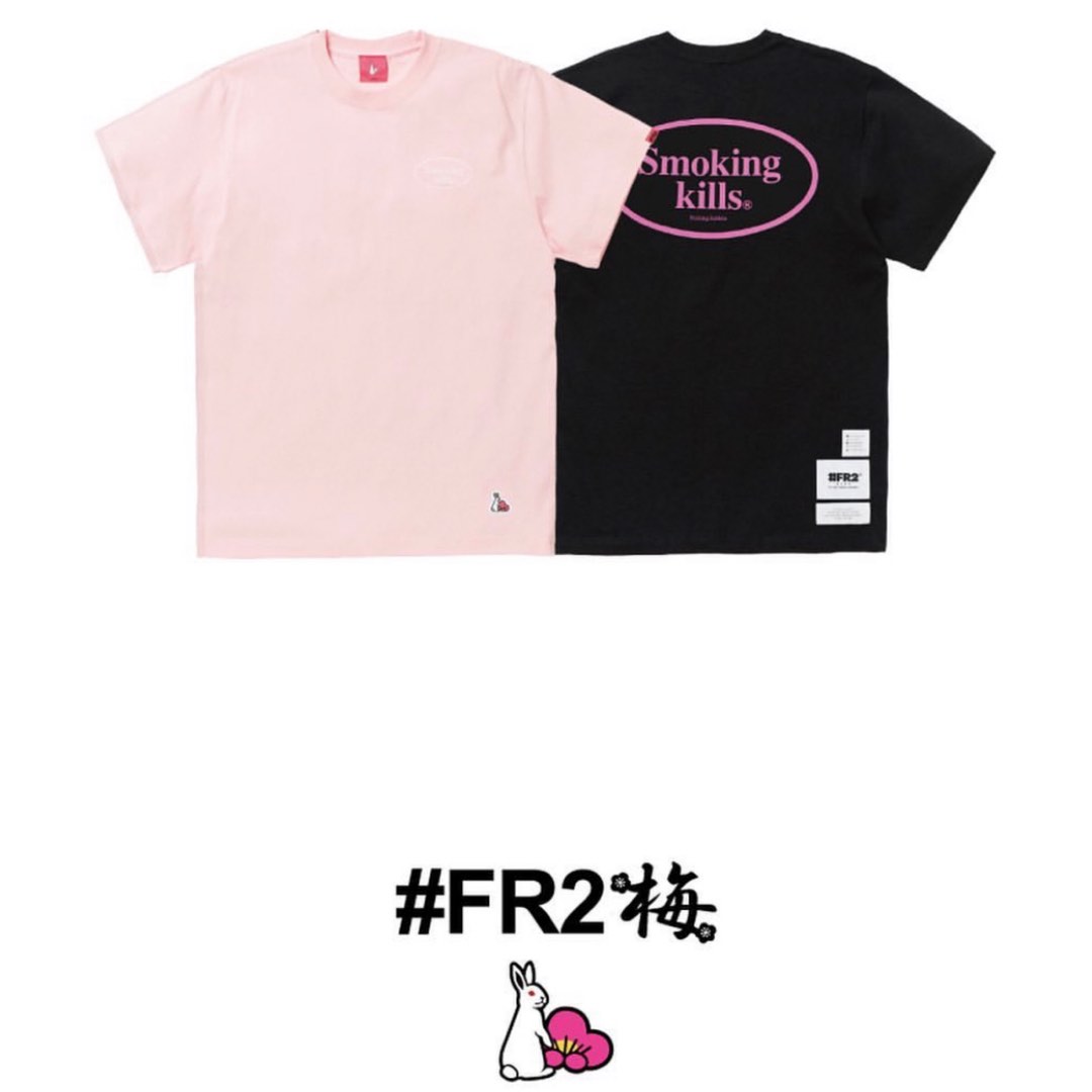 日本代購東京限定FR2梅新作 Ellipse Logo Tee, 女裝, 上衣, T-shirt