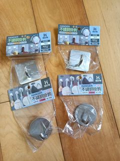 免釘 不鏽鋼掛勾 4入