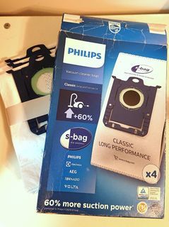 [全新] 原廠 飛利浦 Philips s-bag 吸塵機袋 vacuum /dust bag 三個 / 3pcs