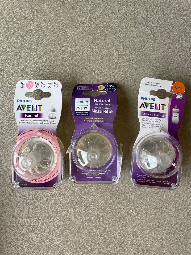 Avent outlet nipples sizes