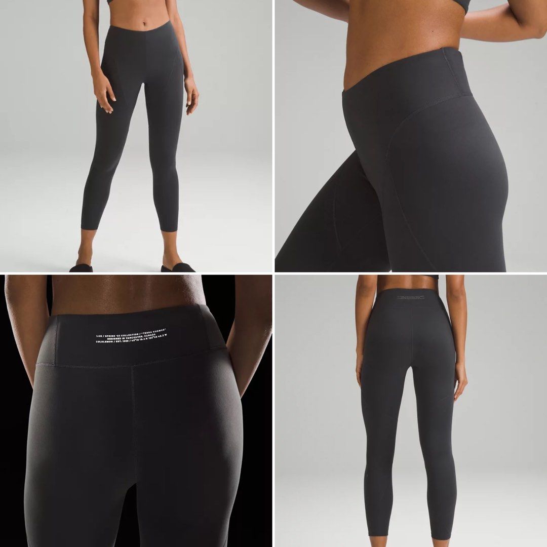 澳洲直送✈️ Lululemon lab Nulu Yoga Tight 25 Graphic (靚色軍綠色深綠色灰色粉紅色口袋褲袋運動sport  瑜伽褲Running Yoga Pants), 女裝, 運動服裝