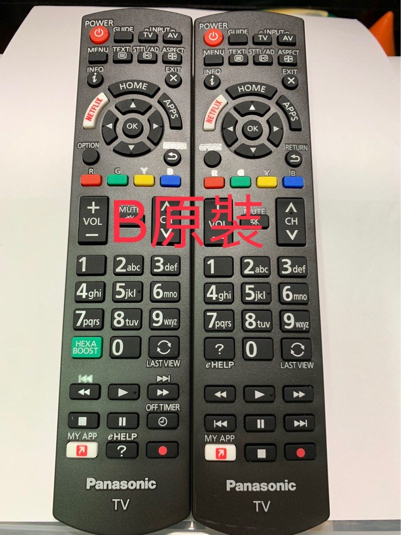 樂聲電視機遙控器 Panasonic Original TV Remote control Viera N2QAYB 松下 N2QAYB000352 N2QAyb000976, 家庭電器