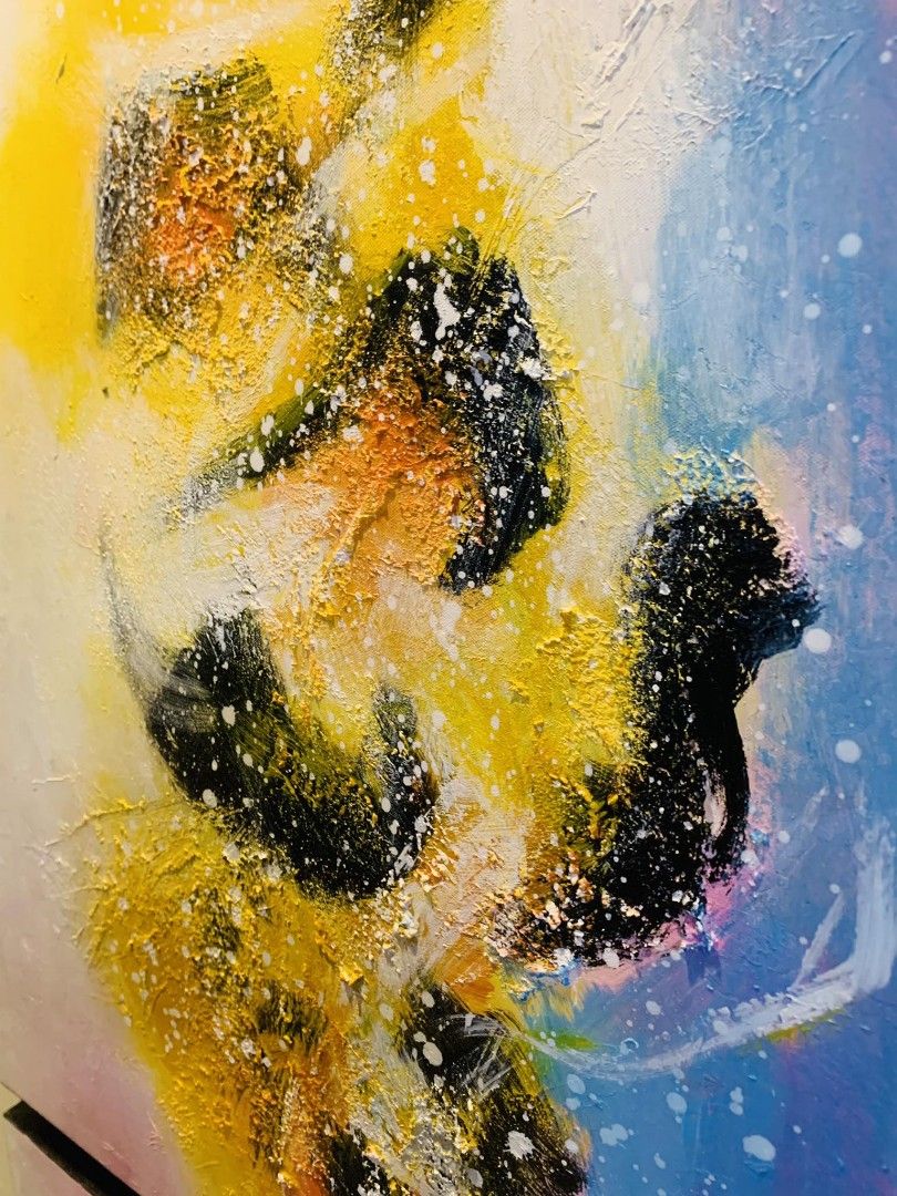Abstract painting on Carousell