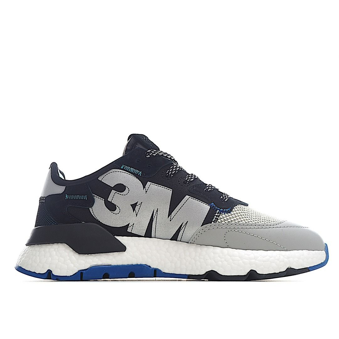 Adidas Nite Jogger Boost Nightcrawler Reflective Real Blast outsole Retro Running shoes