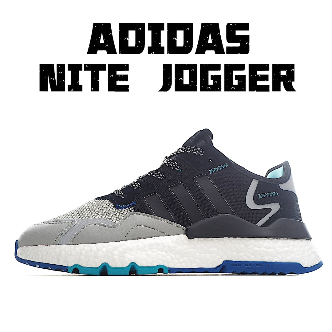 Adidas Nite Jogger Boost Nightcrawler Reflective Real Blast outsole Retro Running shoes