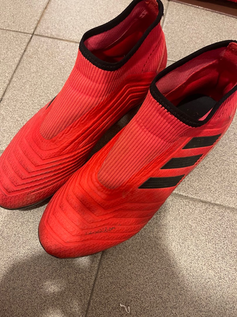 Red adidas predator new arrivals football boots