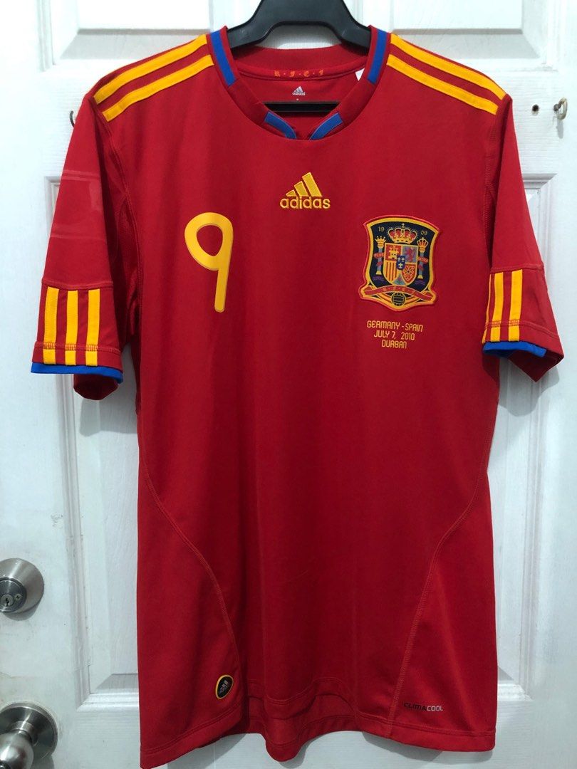 Adidas Spain Football Jersey 2010 FIFA World Cup, Men's Fashion