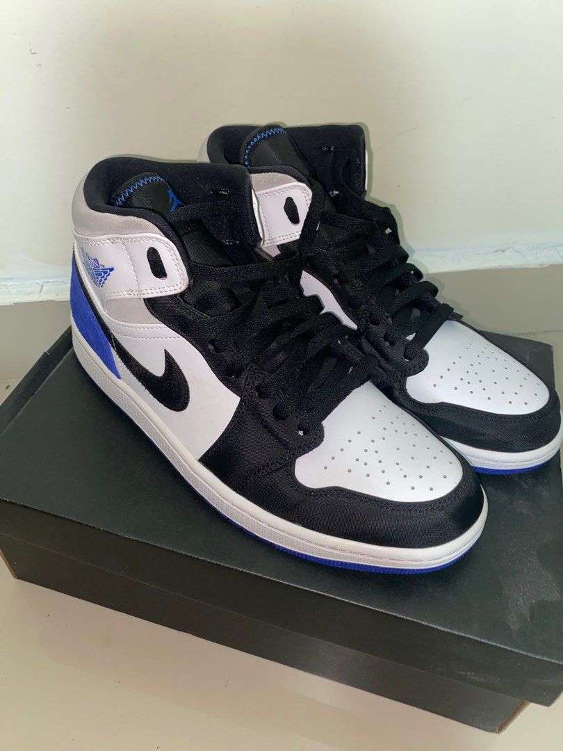 jordan 1 mid se royal black toe