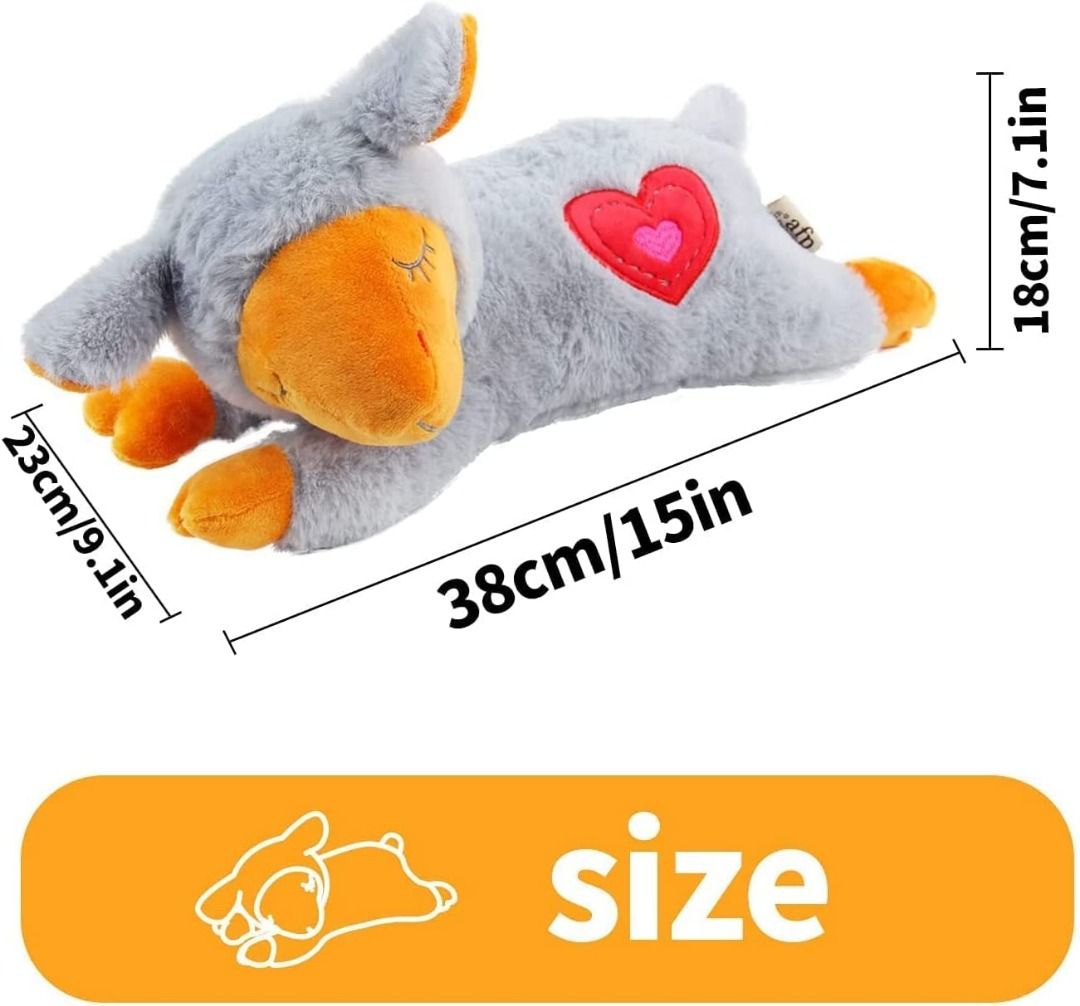 Heartbeat sheep cheap dog toy