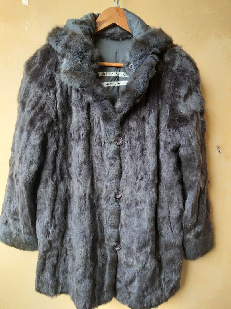 Squirrel fur cheap coat