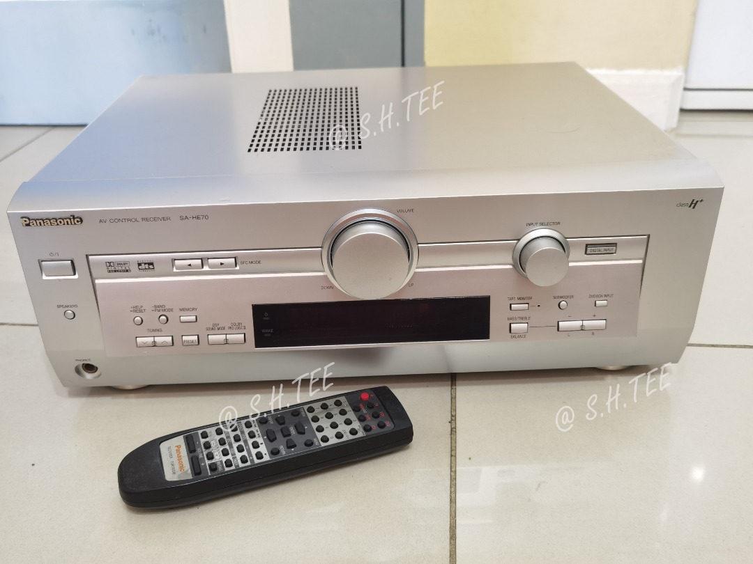 Amplifier Panasonic AV Receiver support Subwoofer Speaker 5.1, Audio