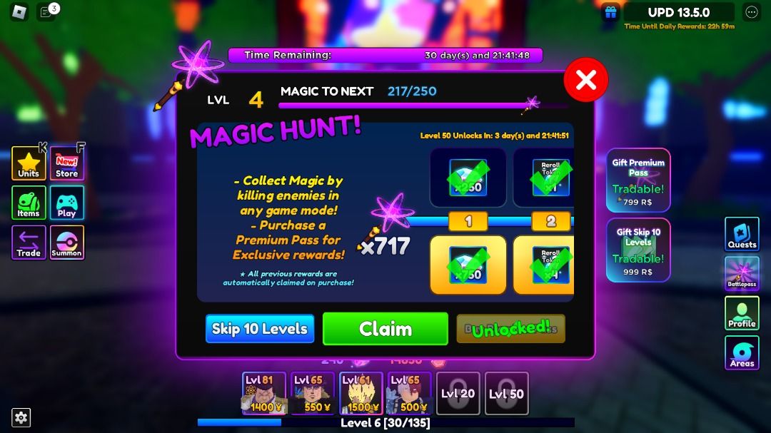 Anime Adventures Account with Battle Pass, Video Gaming, Video Games, Others on Carousell