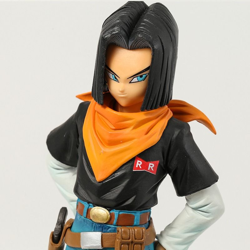 24CM Anime Dragon Ball Z Android 17 18 Figure Android 18 PVC Action Figures  Collection Model Toys for Children Christmas Gifts