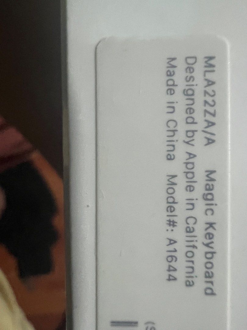 Apple Magic Keyboard (Category: Computer Keyboard) located in Pasay City. Submitted by gfx_707 (Listing ID 1234784478, Image 2). Description: Apple Magic Keyboard Model A1644 I have 3 units (2 BNew and 1 used) Price is negotiable if you will get all Meetup and Delivery. PM for faster transaction..