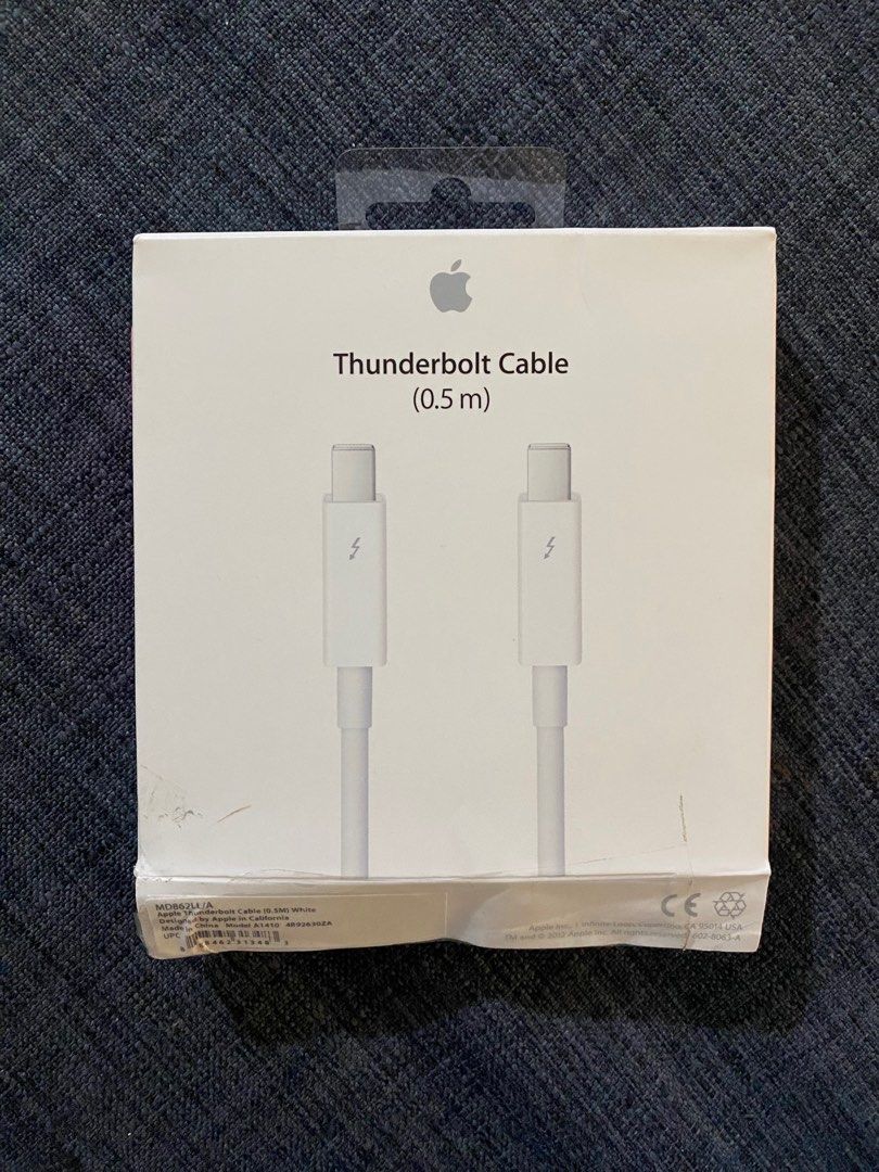 専用 apple thunderbolt cable 0.5m - 携帯電話