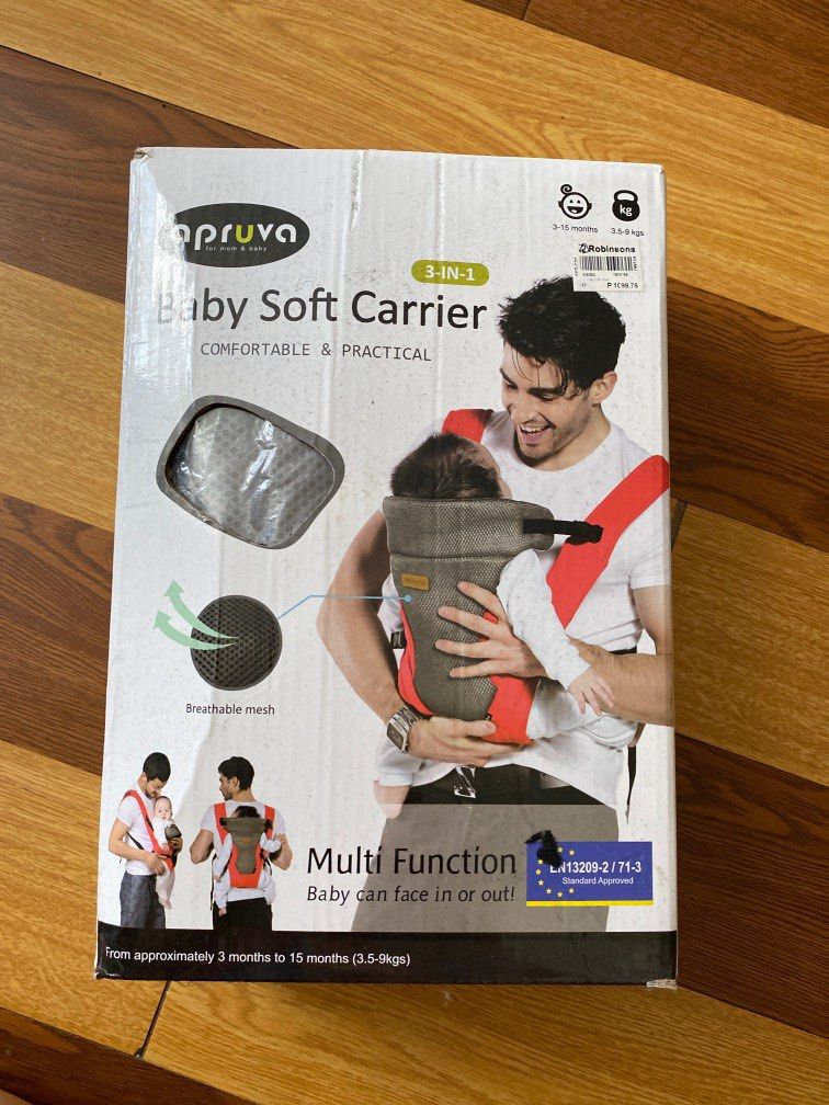 Apruva 3in1 Baby Soft Carrier, Babies & Kids, Going Out, Carriers