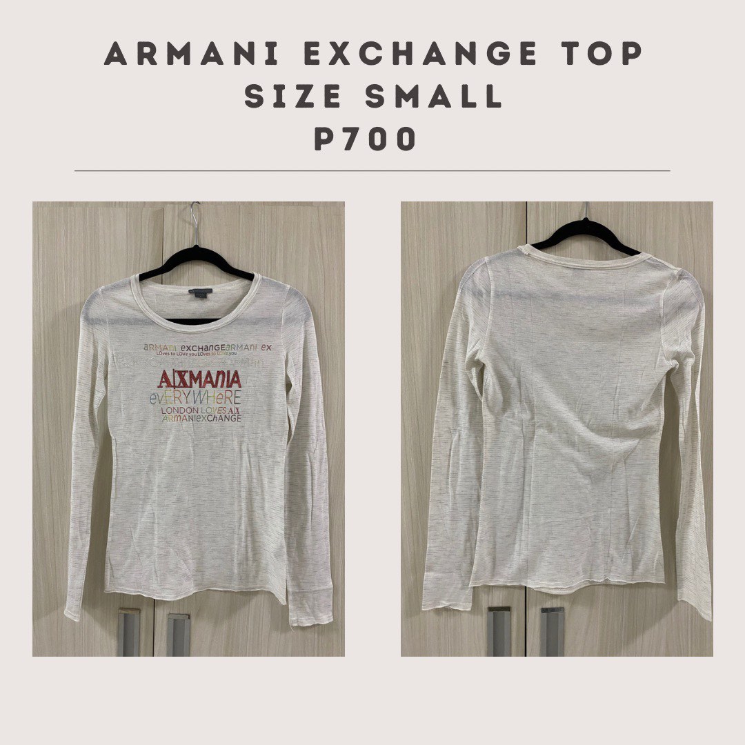 Armani Exchange Top on Carousell