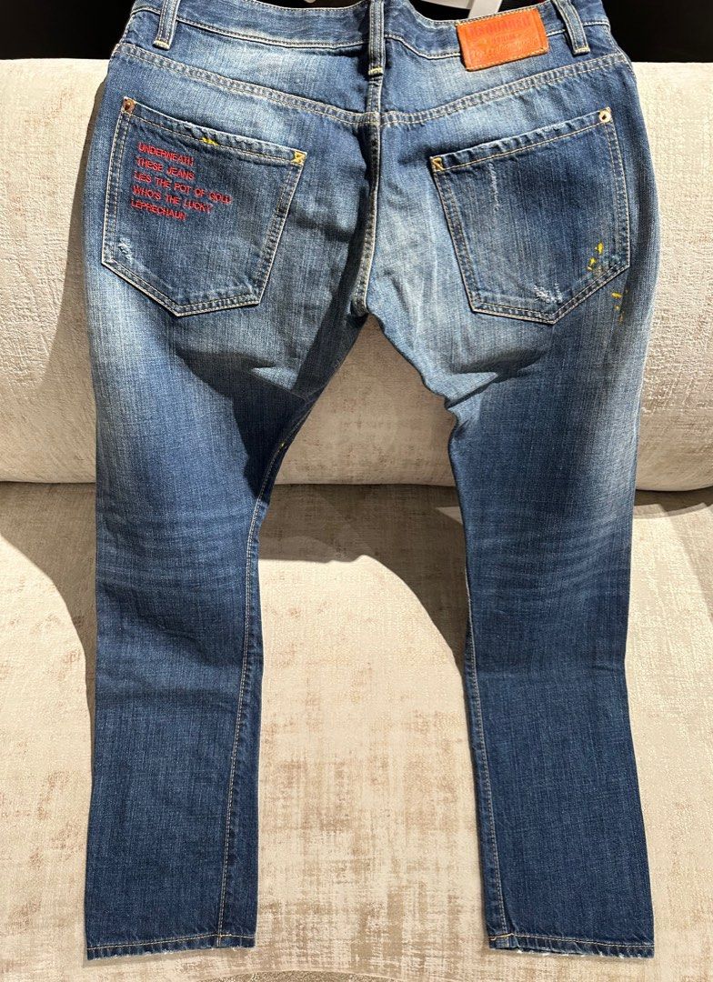AUTHENTIC DSQUARED JEANS Men s Fashion Bottoms Jeans on Carousell