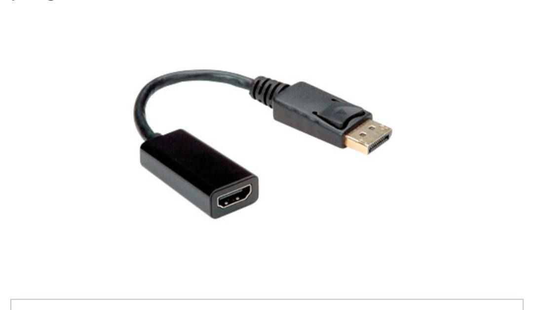 B107 DisplayPort To HDMI Socket, Computers & Tech, Parts & Accessories ...