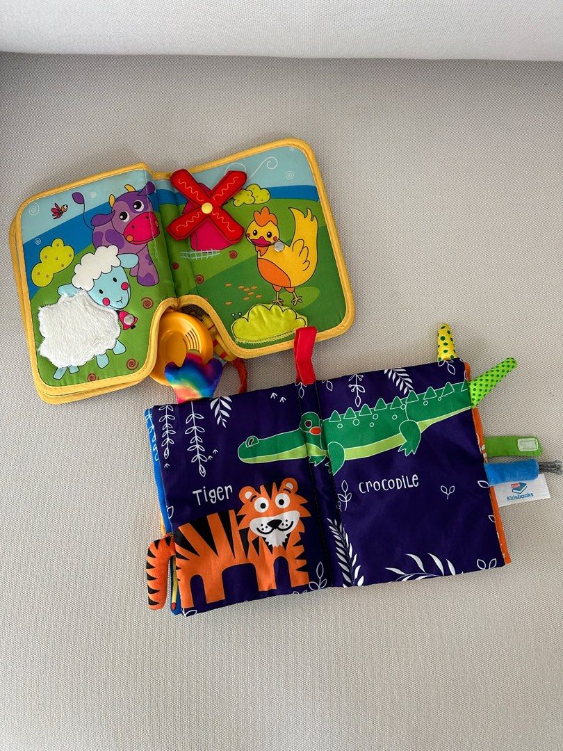 Baby sensory book, Babies & Kids, Infant Playtime on Carousell