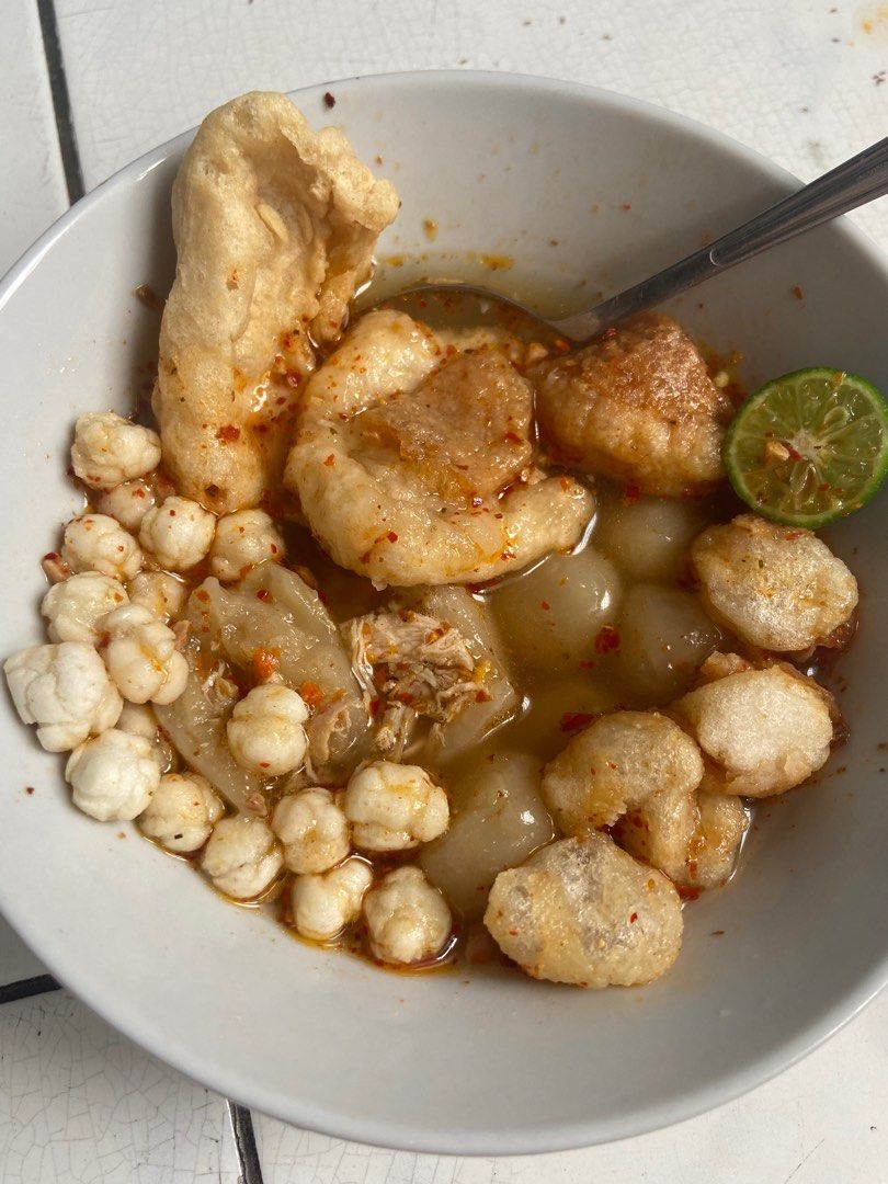 Baso Aci Isi Ayam Suwir Pedas Makanan And Minuman Makanan Instan Di