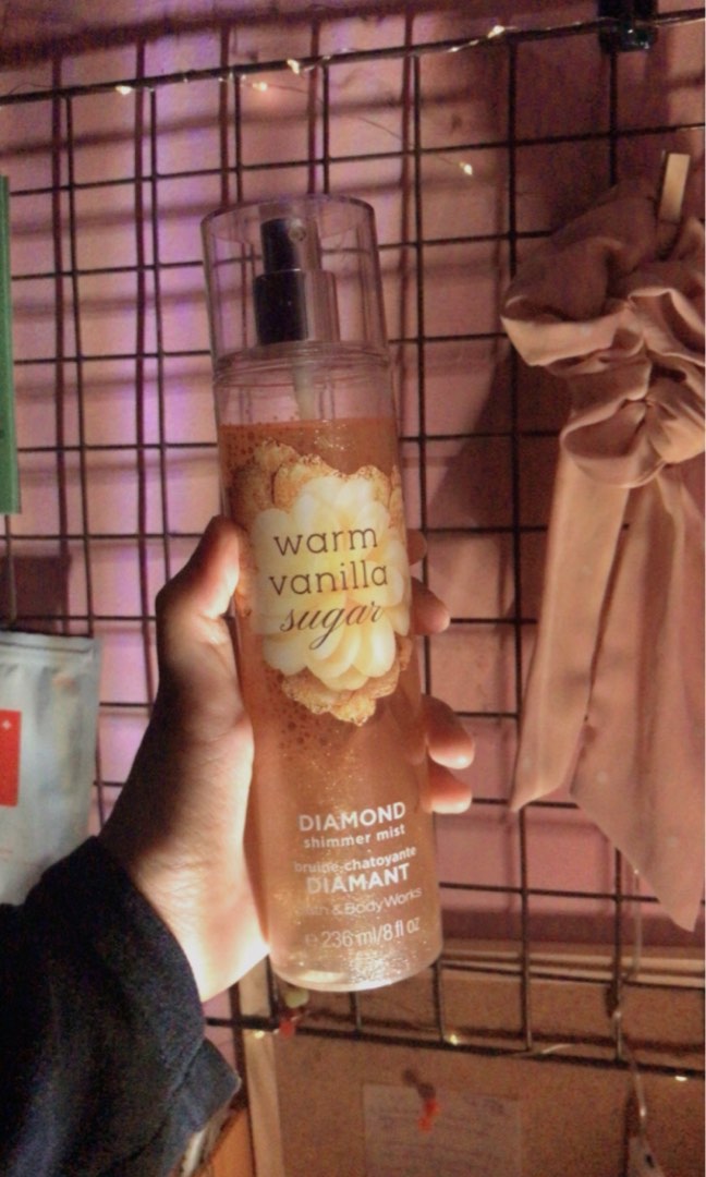 Bath & body works warm vanilla sugar diamond shimmer discount mist
