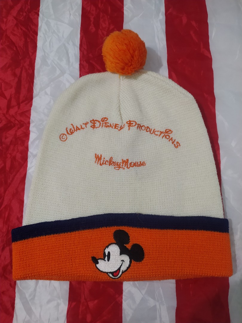 Beanie Mickey Mouse, Men's Fashion, Watches & Accessories, Beanie on ...