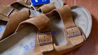 Birkenstock Arizona Sfb Suede Leather Sandals